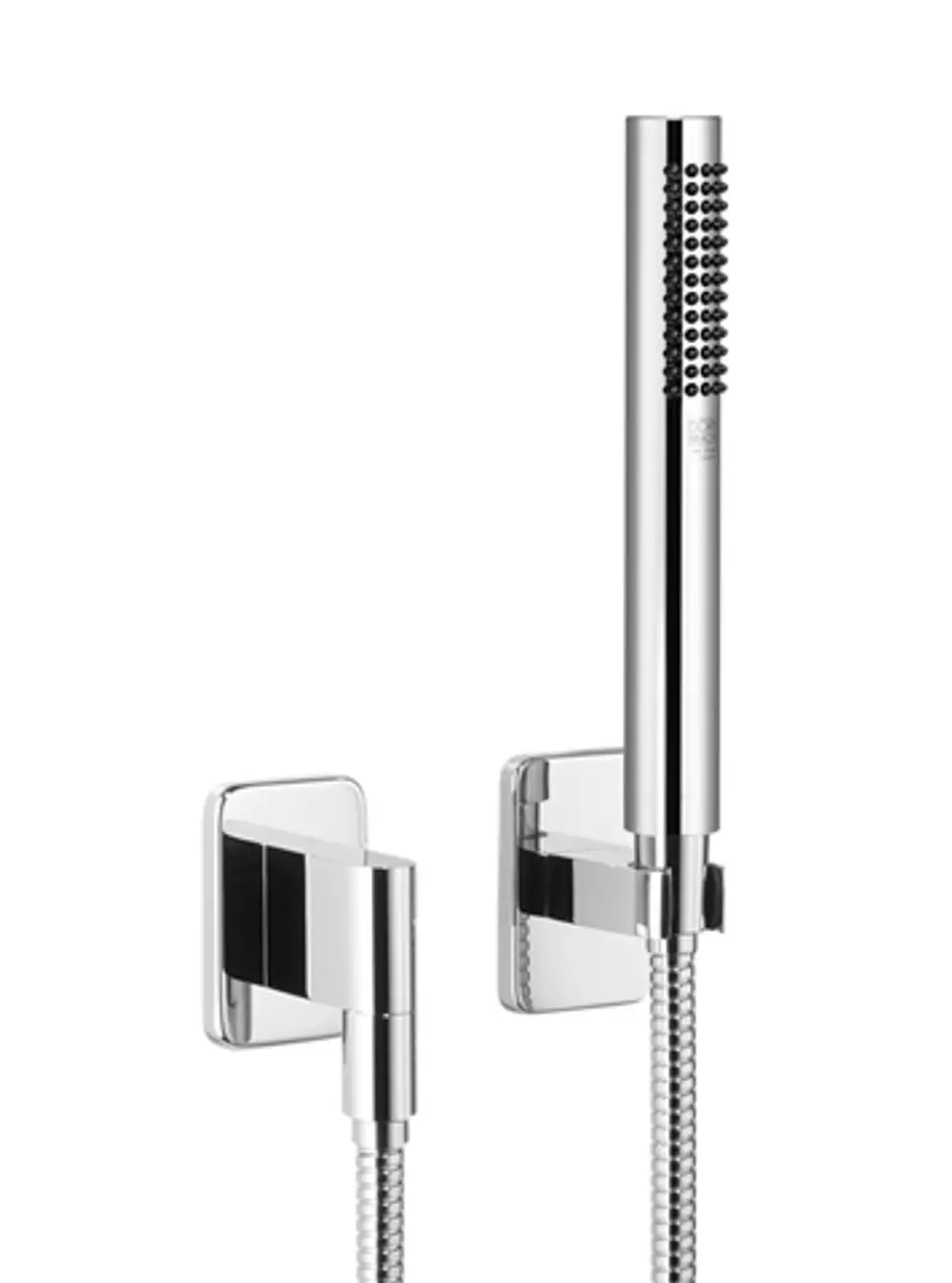 DORNBRACHT Schlauchbrausegarnitur mit Einzelrosetten LULU 27808710 Platin gebürstet(DF red.), 27808710-060010 Galeriebild 1